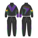 V2 Windbreaker Set - Mardi Gras (Black)