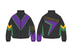 V2 Windbreaker Set - Mardi Gras (Black)